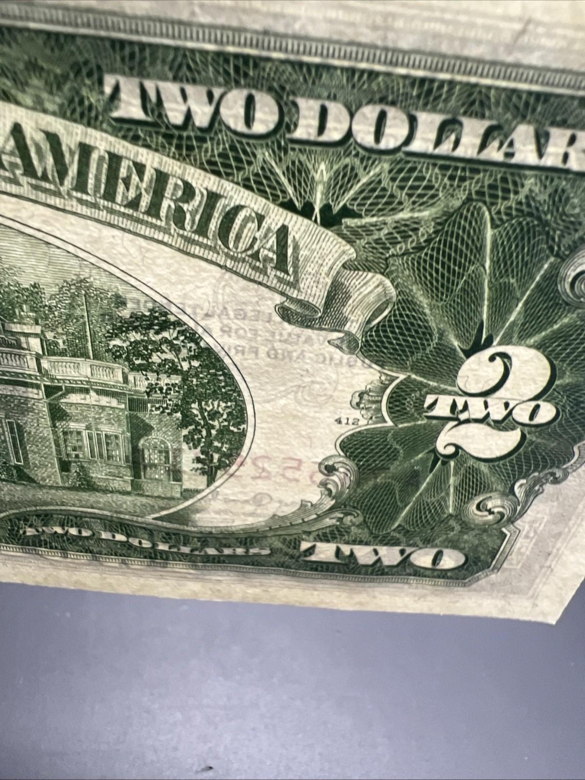 1953 C $2 USN United States Note Red Seal UNC Uncirculated #521