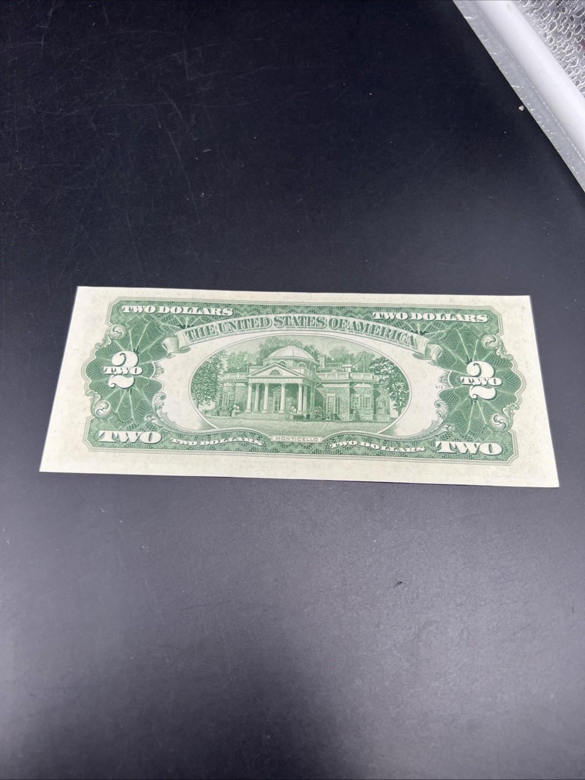 1953 C $2 USN United States Note Red Seal UNC Uncirculated #521