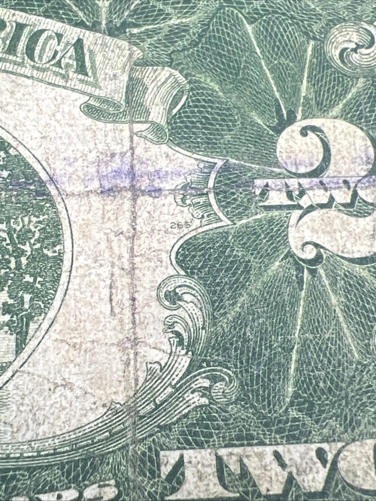 1928 D Mule $2 USN United States Note Red Seal Cull Very Circ Details #71