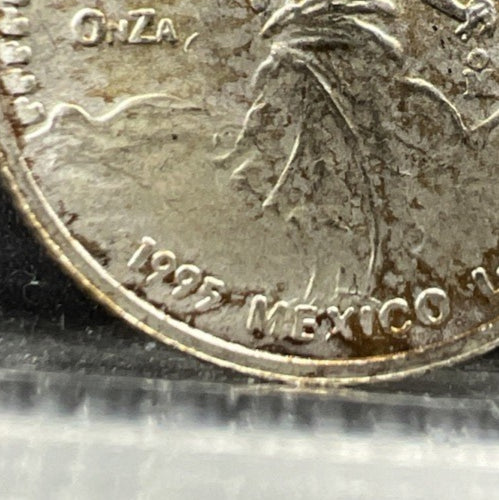 1995 Mo Mexico 1/20 oz Silver Libertad .999 Plata Pura Coin CH BU Toner SKU#A