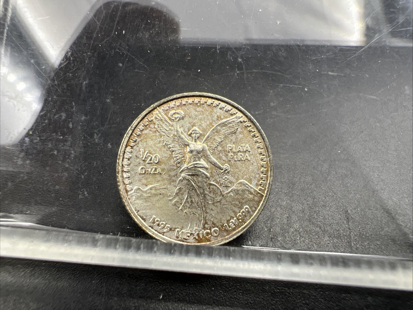 1995 Mo Mexico 1/20 oz Silver Libertad .999 Plata Pura Coin CH BU Toner SKU#A