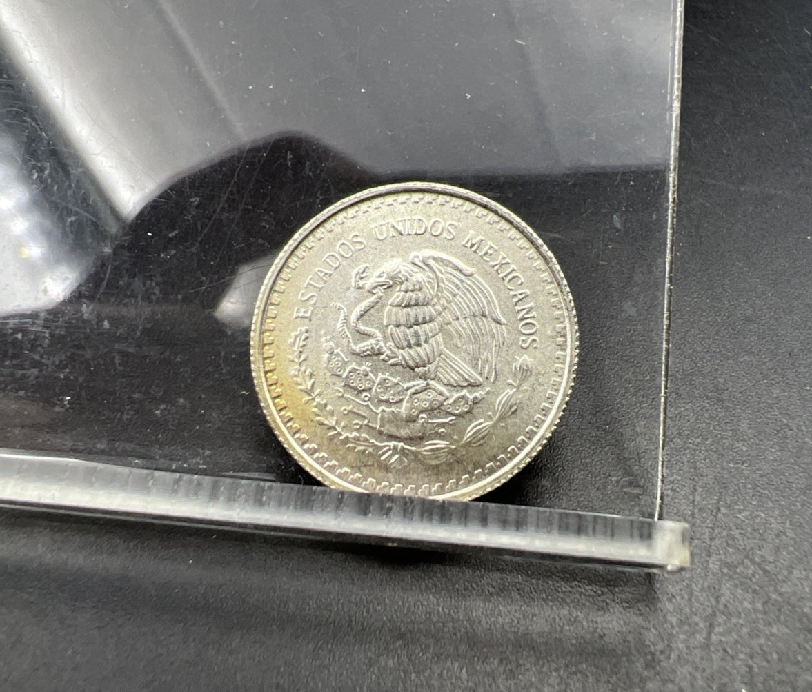 1995 Mo Mexico 1/10 oz Silver Libertad .999 Plata Pura Coin Gem BU Unc Toner S#B