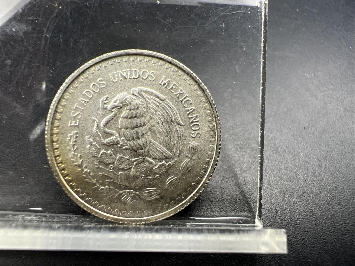 1995 Mo Mexico 1/10 oz Silver Libertad .999 Plata Pura Coin Gem BU Unc Toner S#B