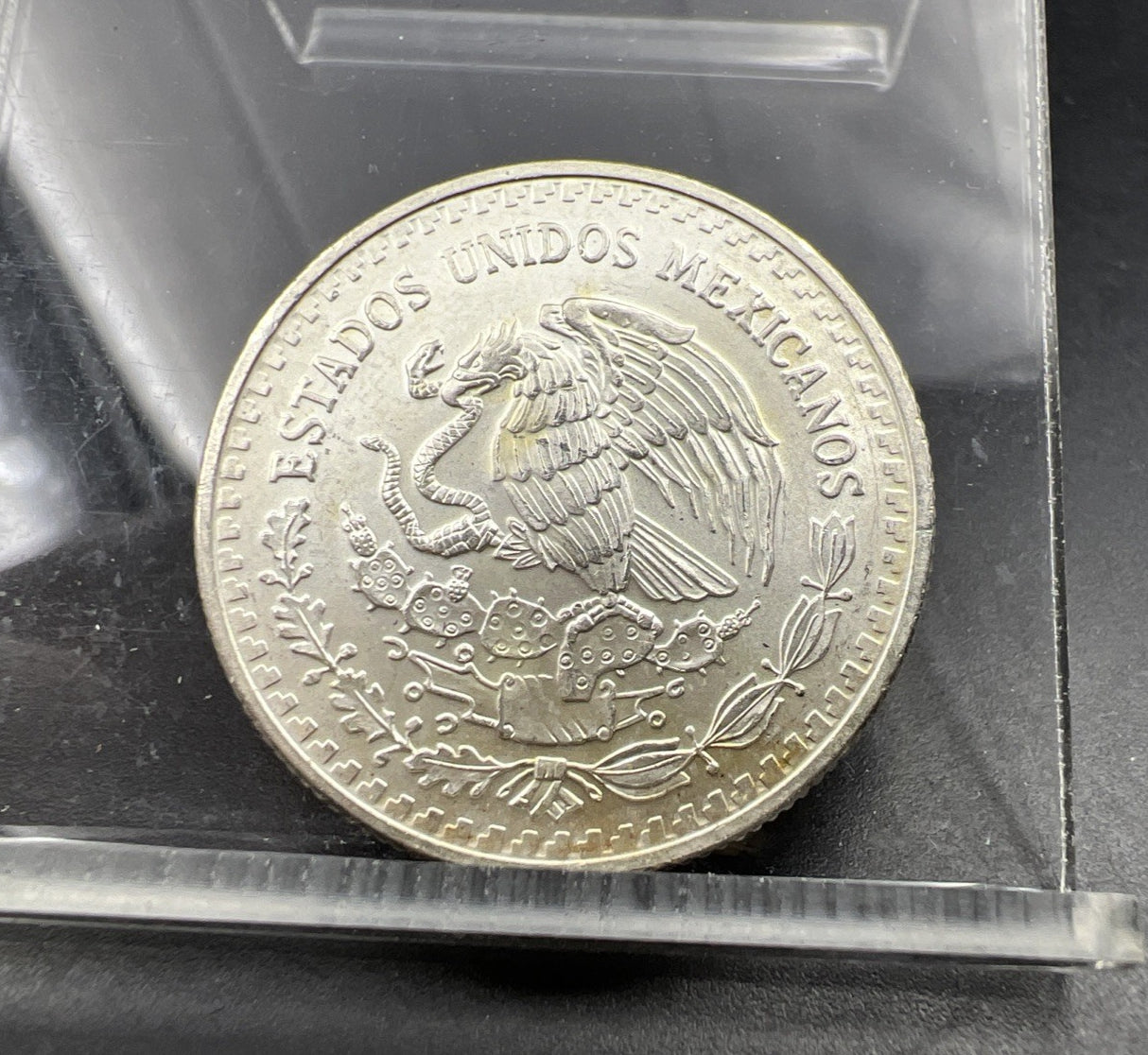 1995 Mo Mexico 1/2 oz Silver Libertad .999 Plata Pura Coin Gem BU UNC Toner