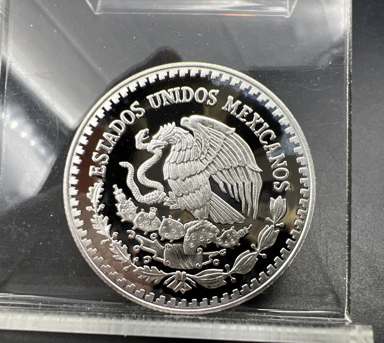 2010 Mo Mexico 1/2 oz Proof Silver Libertad .999 Plata Pura Coin Gem UNC