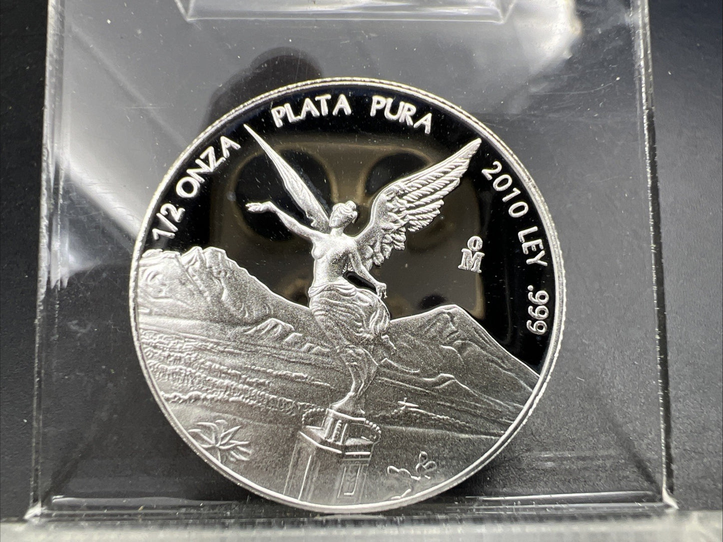 2010 Mo Mexico 1/2 oz Proof Silver Libertad .999 Plata Pura Coin Gem UNC