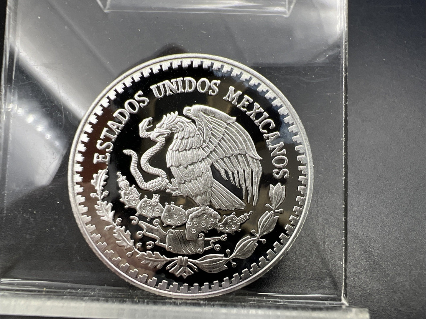 2010 Mo Mexico 1/2 oz Proof Silver Libertad .999 Plata Pura Coin Gem UNC