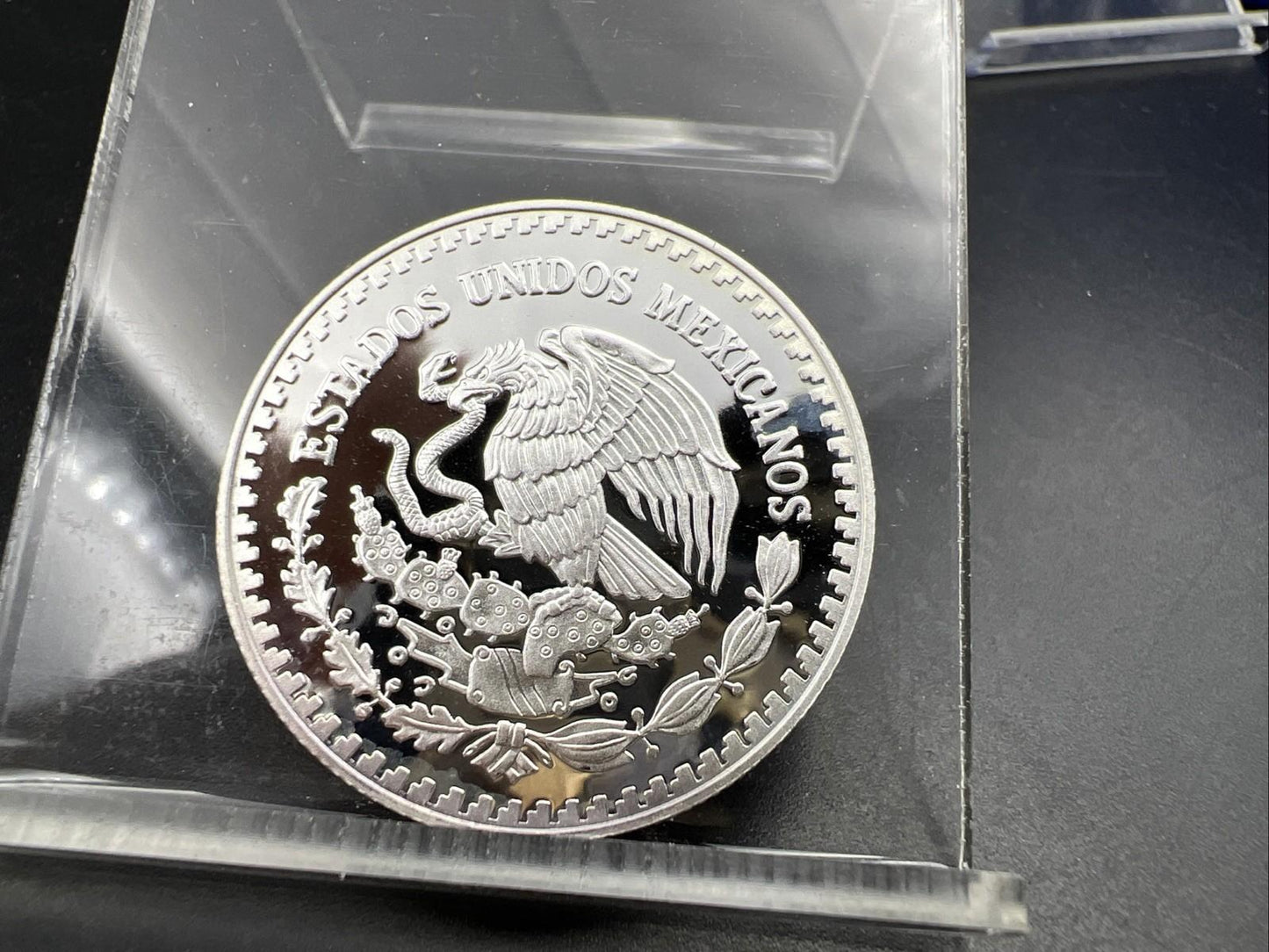 2010 Mo Mexico 1/2 oz Proof Silver Libertad .999 Plata Pura Coin Gem UNC