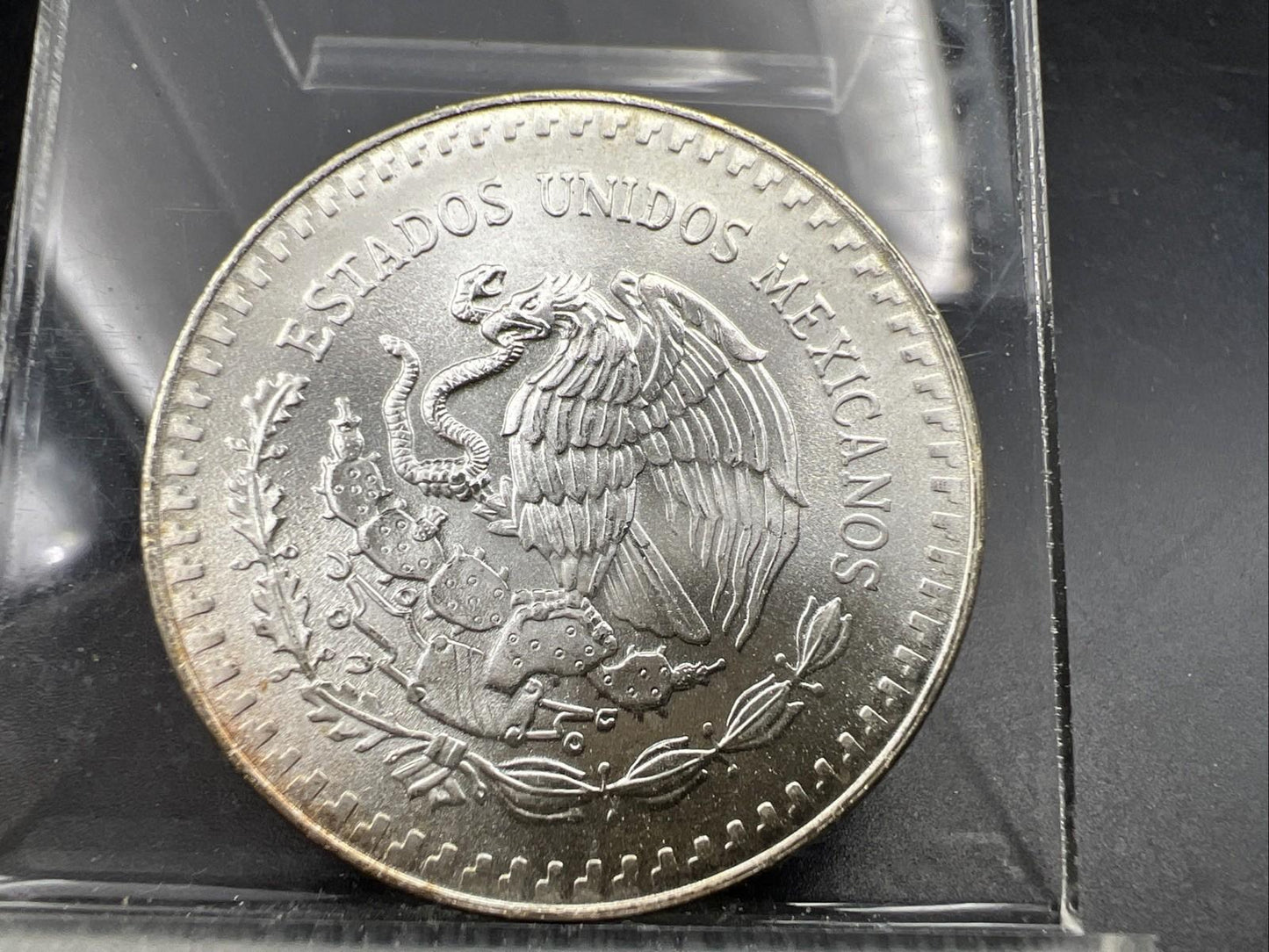 1991 Mo Mexico 1 oz Silver Libertad .999 Plata Pura Coin Gem BU UNC SK#A