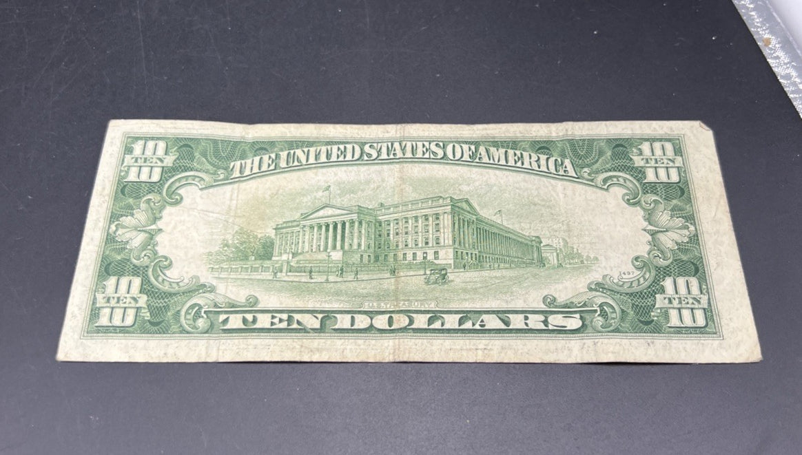 1950 A $10 FRN Federal Reserve Note VG Very Good Circ Green Seal #310