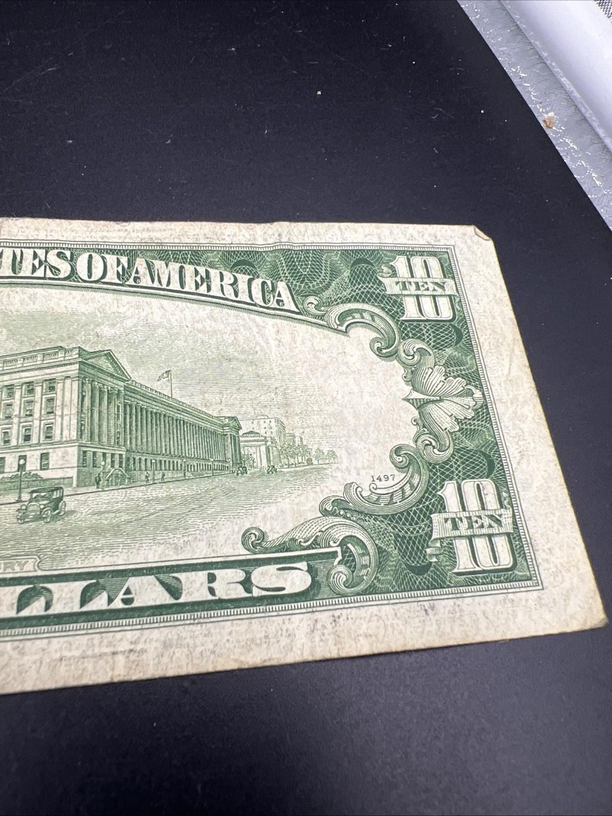 1950 A $10 FRN Federal Reserve Note VG Very Good Circ Green Seal #310