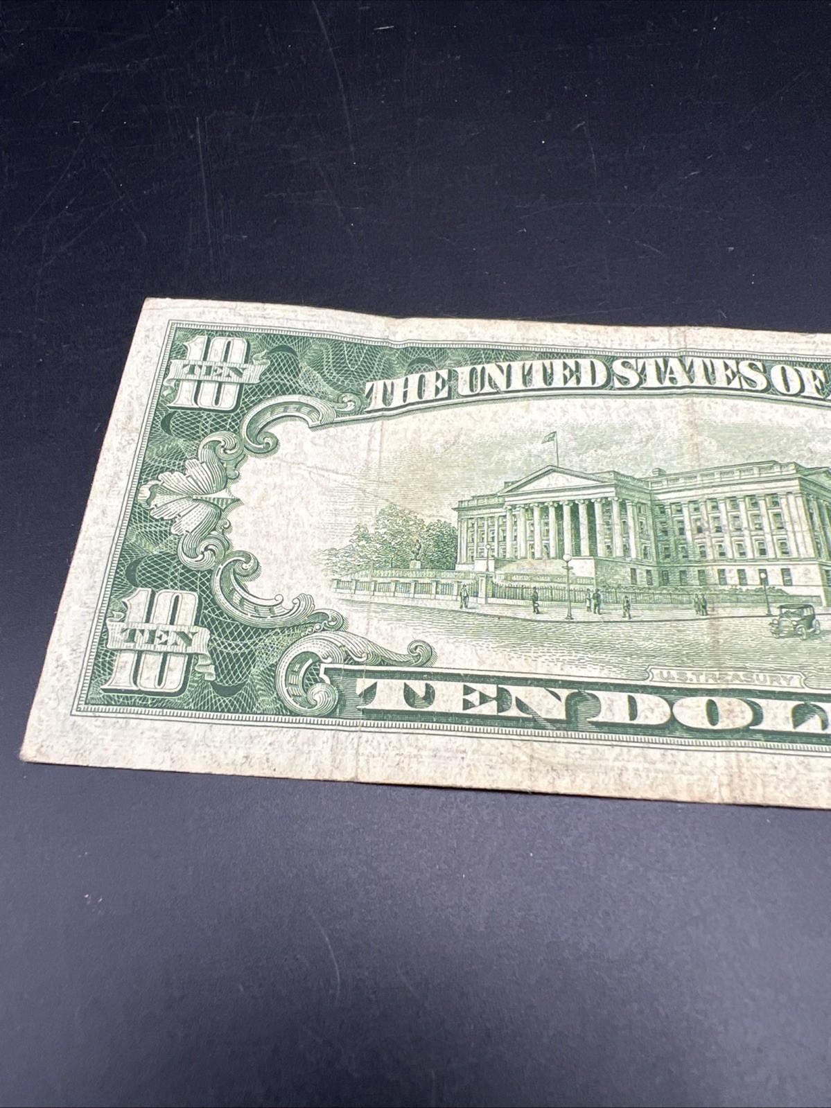 1950 A $10 FRN Federal Reserve Note VG Very Good Circ Green Seal #310