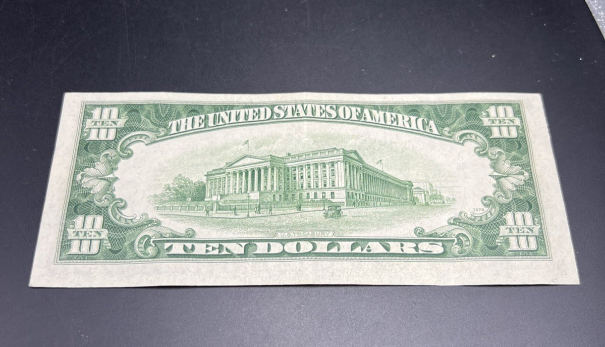 1950 $10 FRN Federal Reserve Note Choice VF Very Fine / XF Extra Fine #124