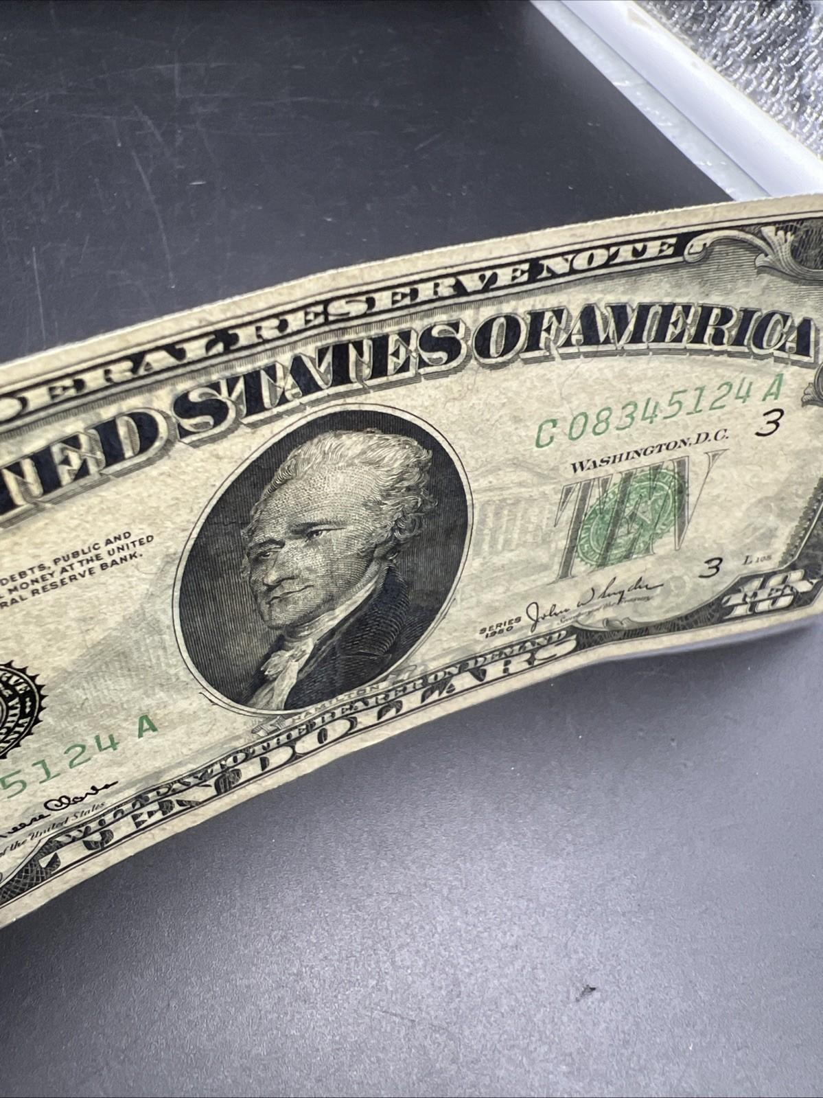 1950 $10 FRN Federal Reserve Note Choice VF Very Fine / XF Extra Fine #124