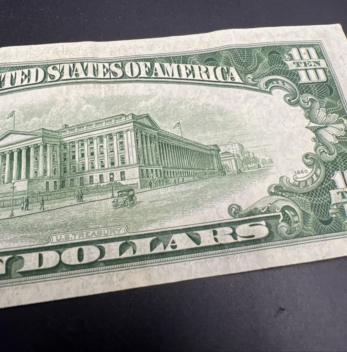 1950 A $10 FRN Federal Reserve Note VG / Fine Green Seal #604