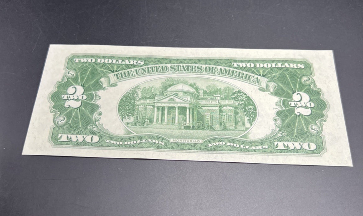 1953 $2 USN United States Note Red Seal UNC Uncirculated #958