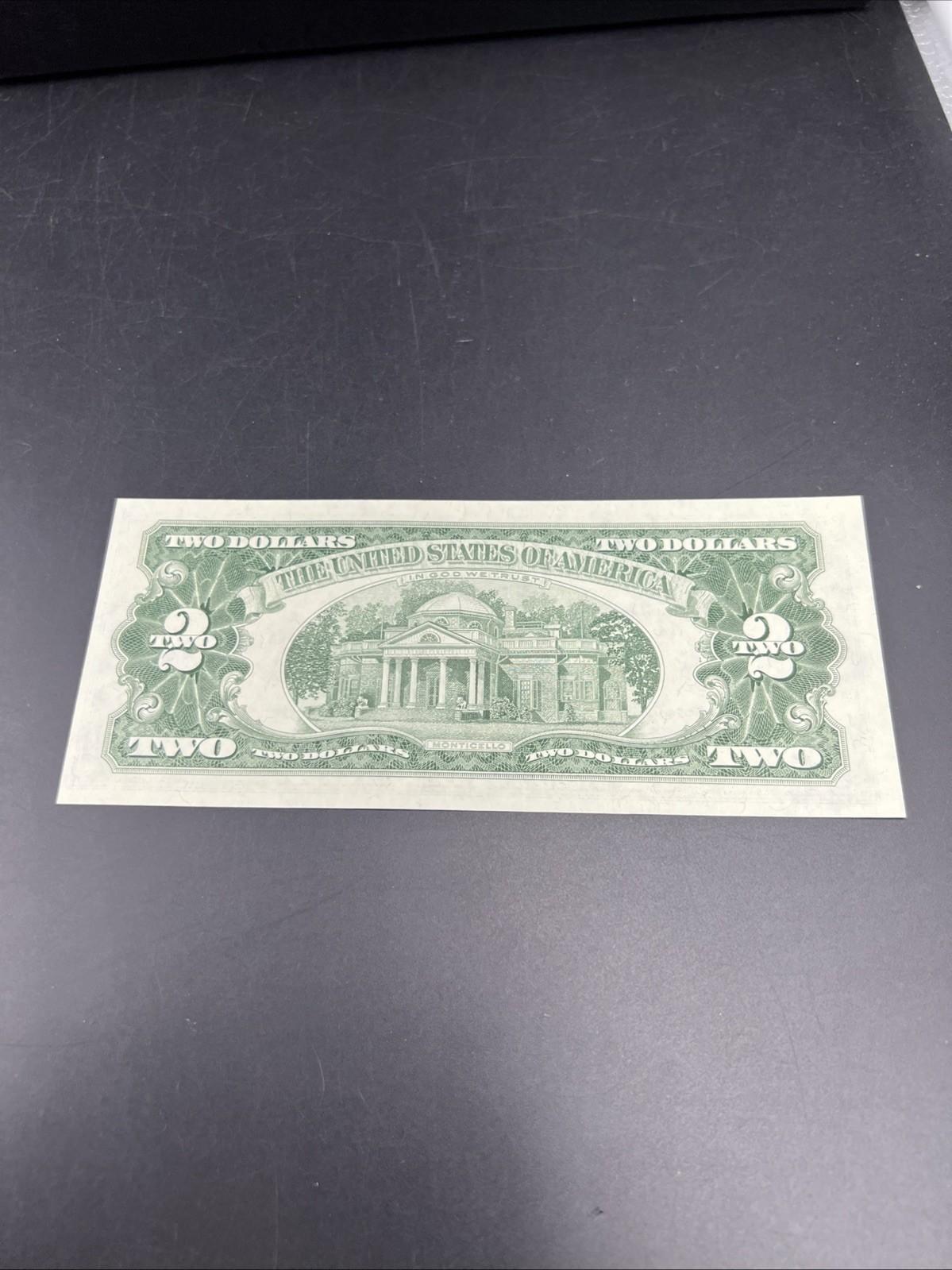 1963 $2 USN United States Note Red Seal CH UNC Uncirculated #736