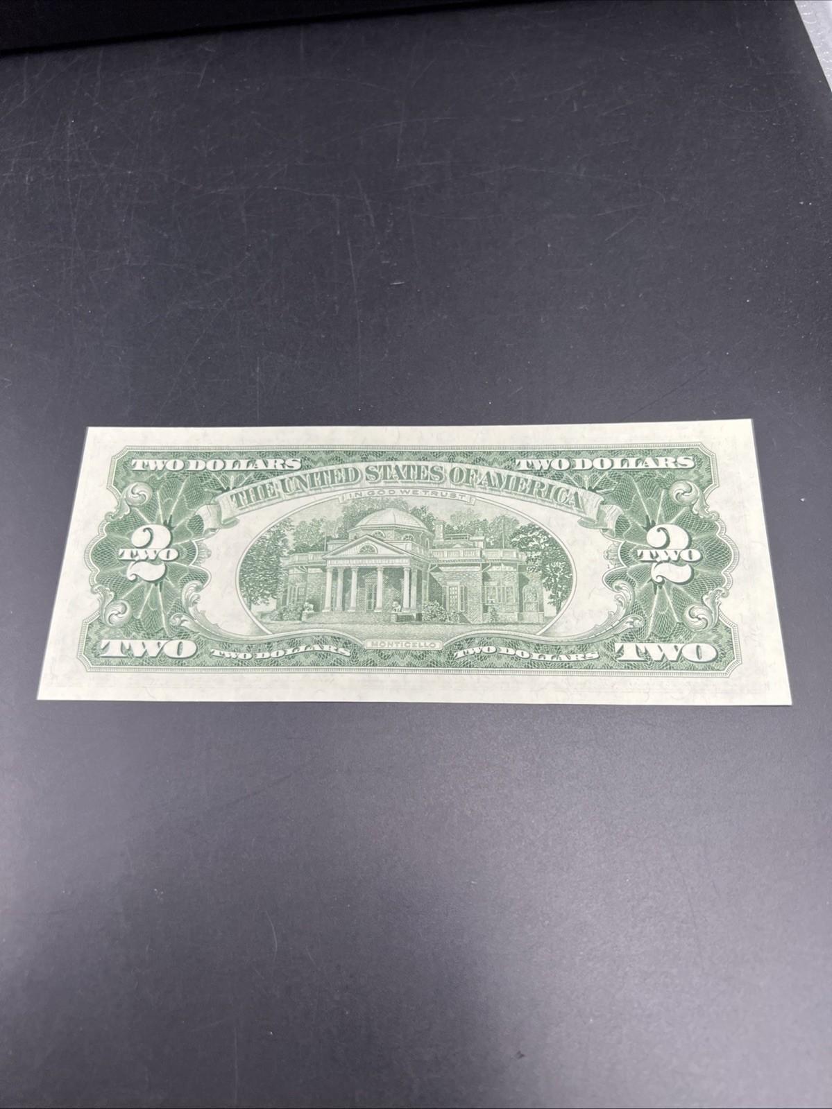 1963 $2 USN United States Note Red Seal CH UNC Uncirculated #736