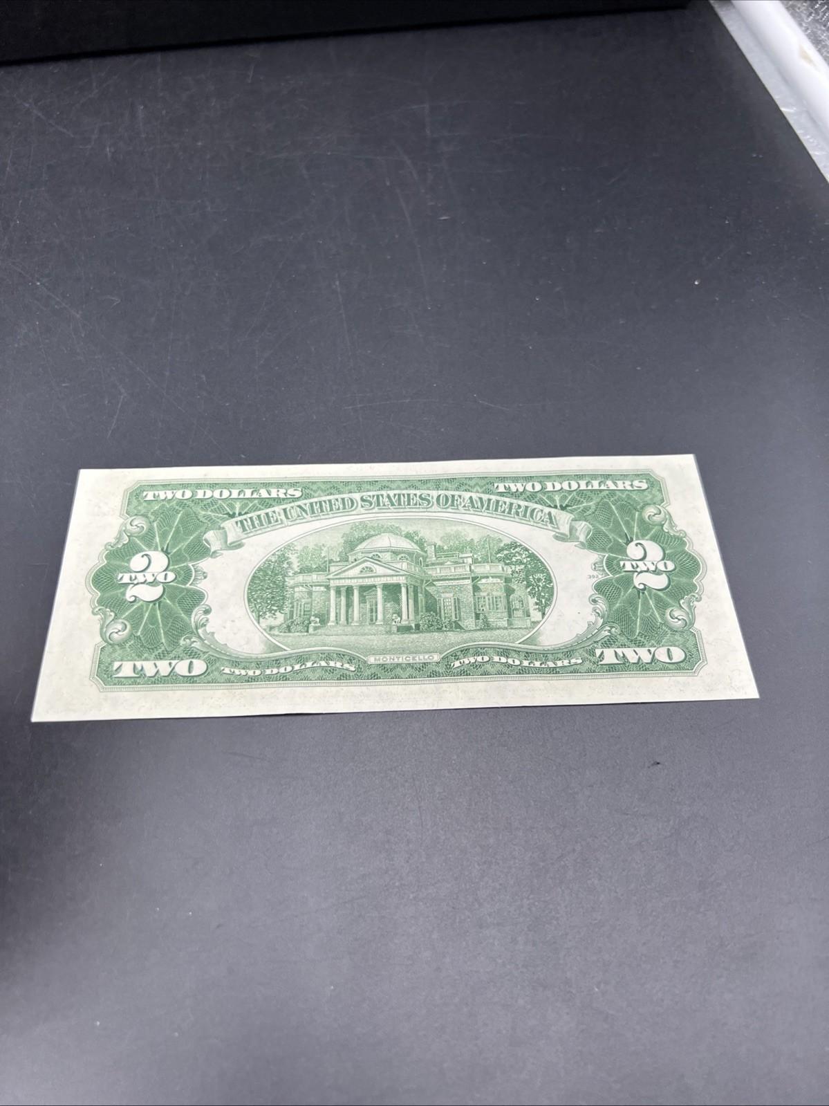 1953 A $2 USN United States Note Red Seal UNC Uncirculated #521