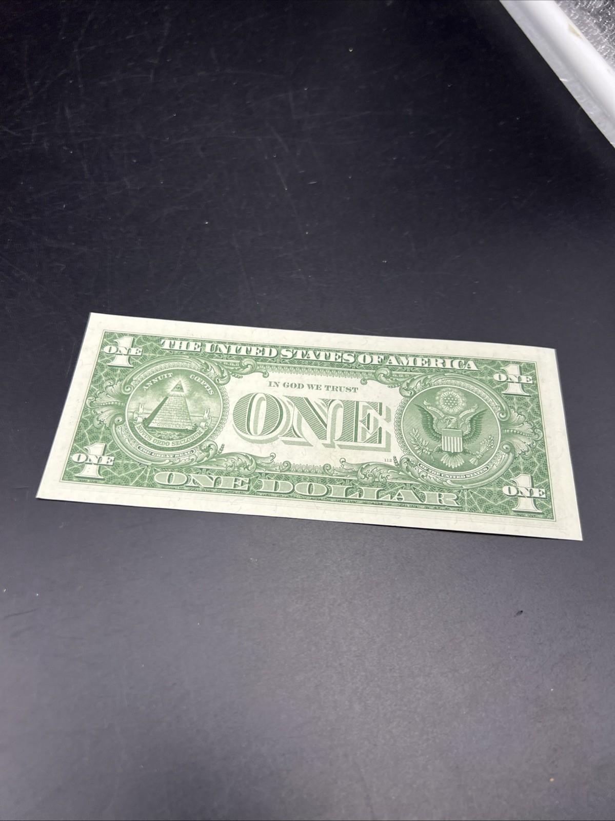 1957 $1 One Dollar Silver Certificate Blue Seal CH UNC #035