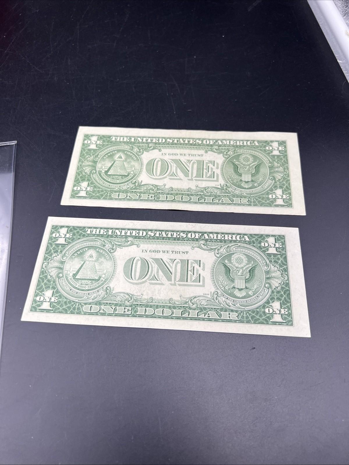 2 Note Silver Certificate Blue Seal Bills Set 1957 VF 1935 XF