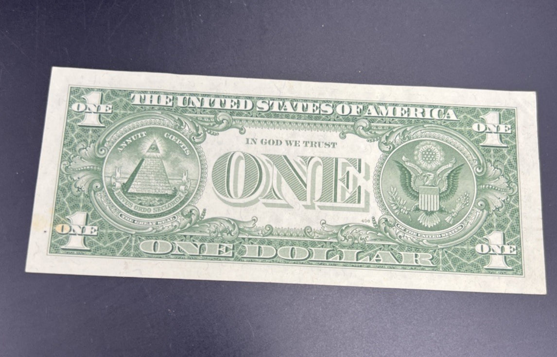 1957 $1 One Dollar Silver Certificate Blue Seal CH AU / CU UNC #620