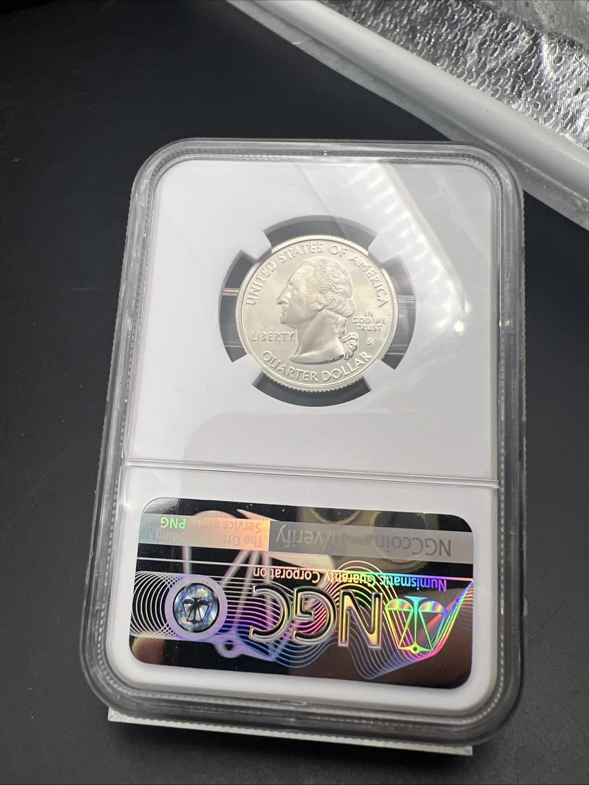 2005 S Kansas State Statehood Silver Quarter Coin NGC PF69 UCAM #024