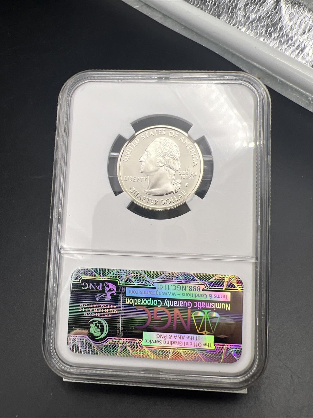 2005 S Kansas State Statehood Silver Quarter Coin NGC PF69 UCAM #039