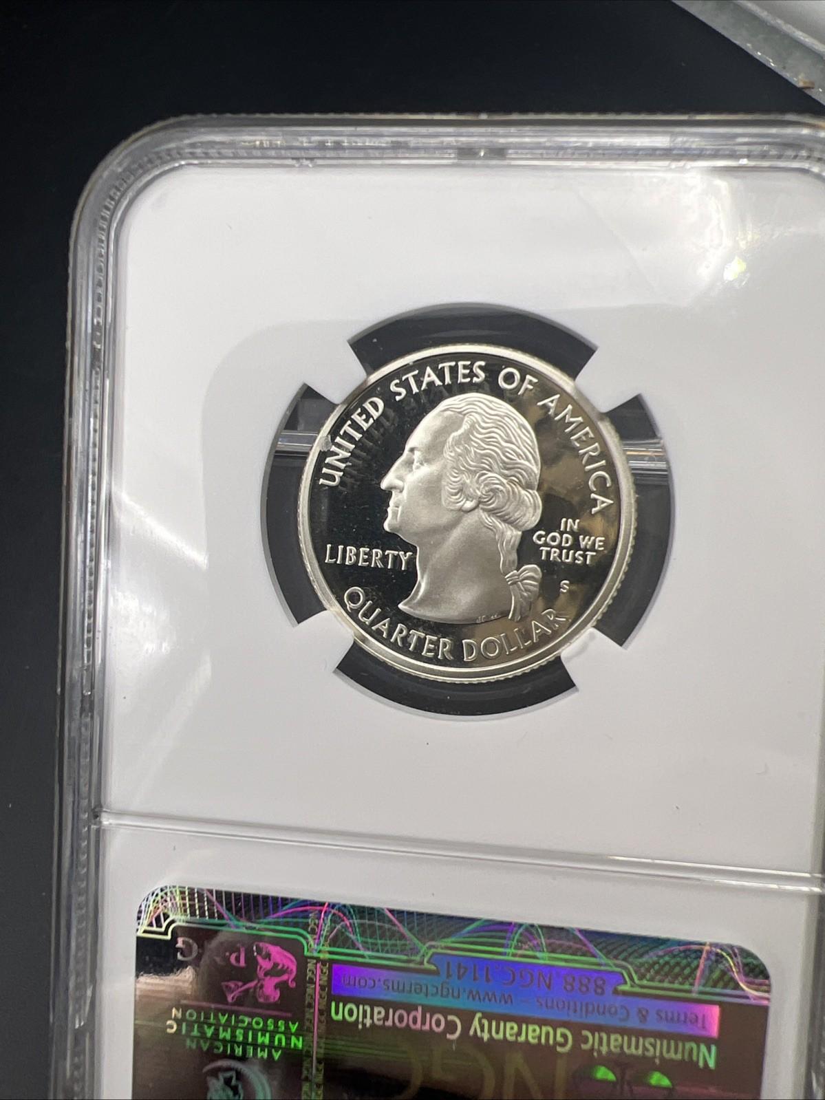 2005 S Kansas State Statehood Silver Quarter Coin NGC PF69 UCAM #039