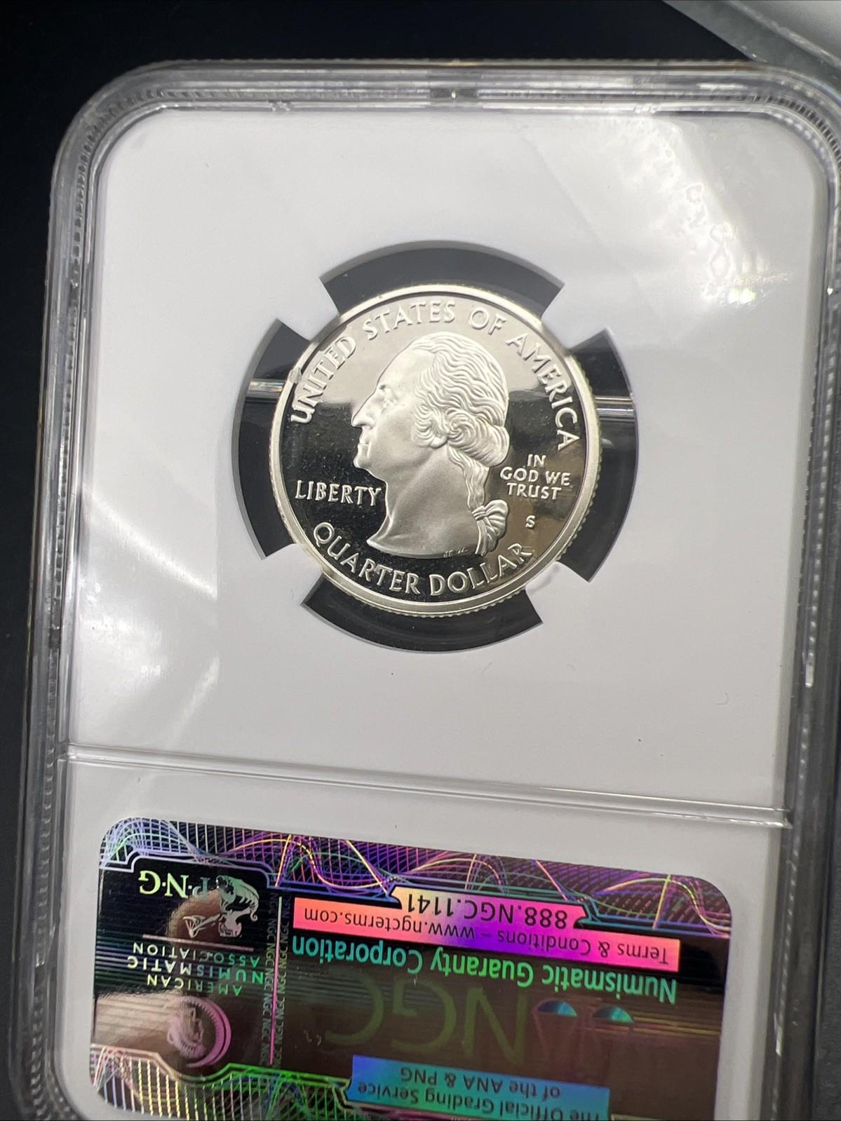 2005 S Kansas State Statehood Silver Quarter Coin NGC PF69 UCAM #039