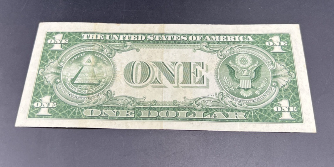 1935 D $1 One Dollar Blue Seal Silver Certificate VF Very Fine #392