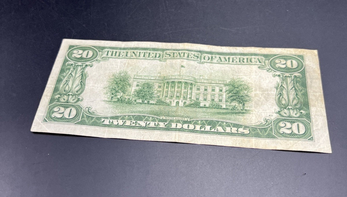 1934 A $20 FRN Federal Reserve Note Choice Fine Circ #554