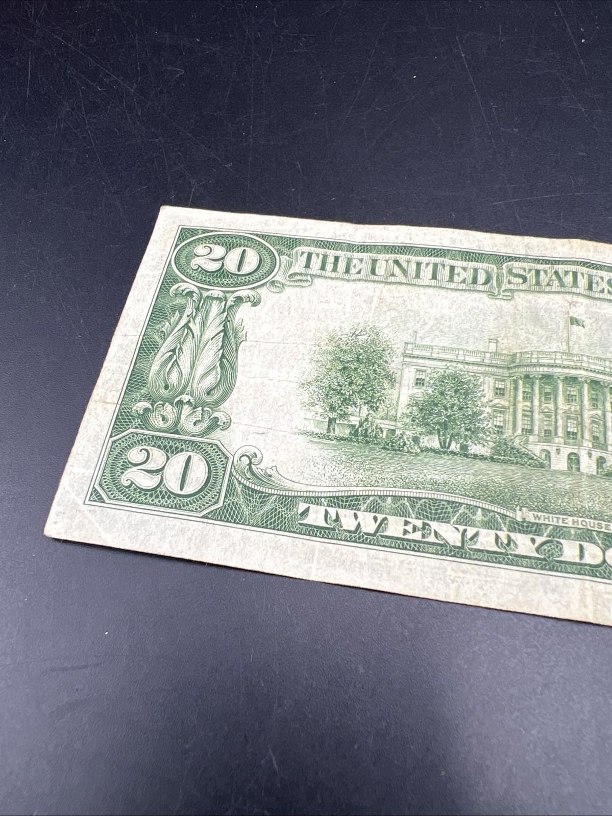 1934 A $20 FRN Federal Reserve Note Choice Fine Circ #554