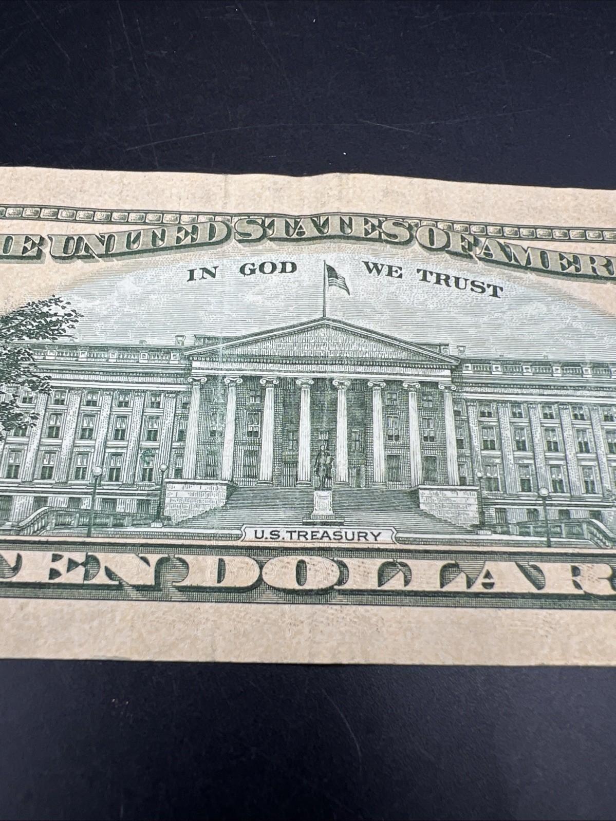 2017 A * Star $10 FRN Federal Reserve Note VF Very Fine Circ #788