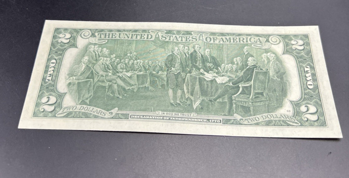 1976 $2 FRN Bicentennial Federal Reserve Note CH UNC #916