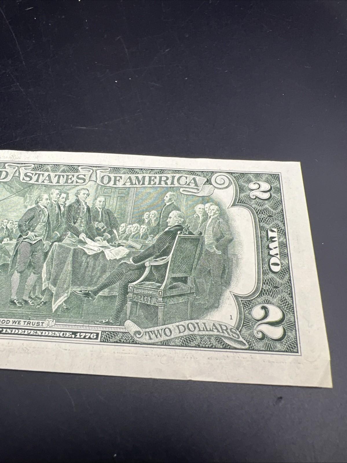 2017 $2 FRN Federal Reserve Note CH VF Repeat Serial #0650005