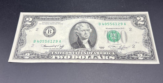 1976 $2 FRN Bicentennial Federal Reserve Note CH UNC #129