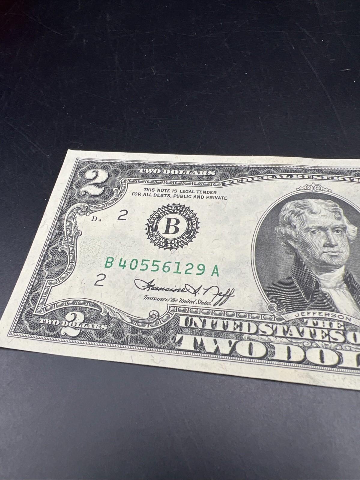 1976 $2 FRN Bicentennial Federal Reserve Note CH UNC #129