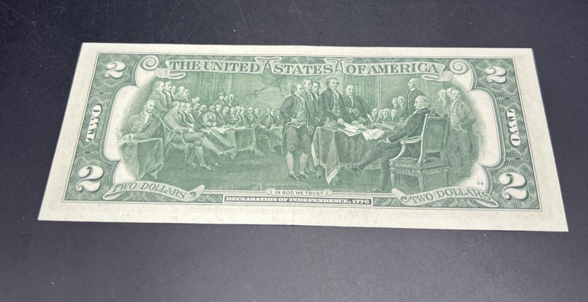 1976 $2 FRN Bicentennial Federal Reserve Note CH UNC #828