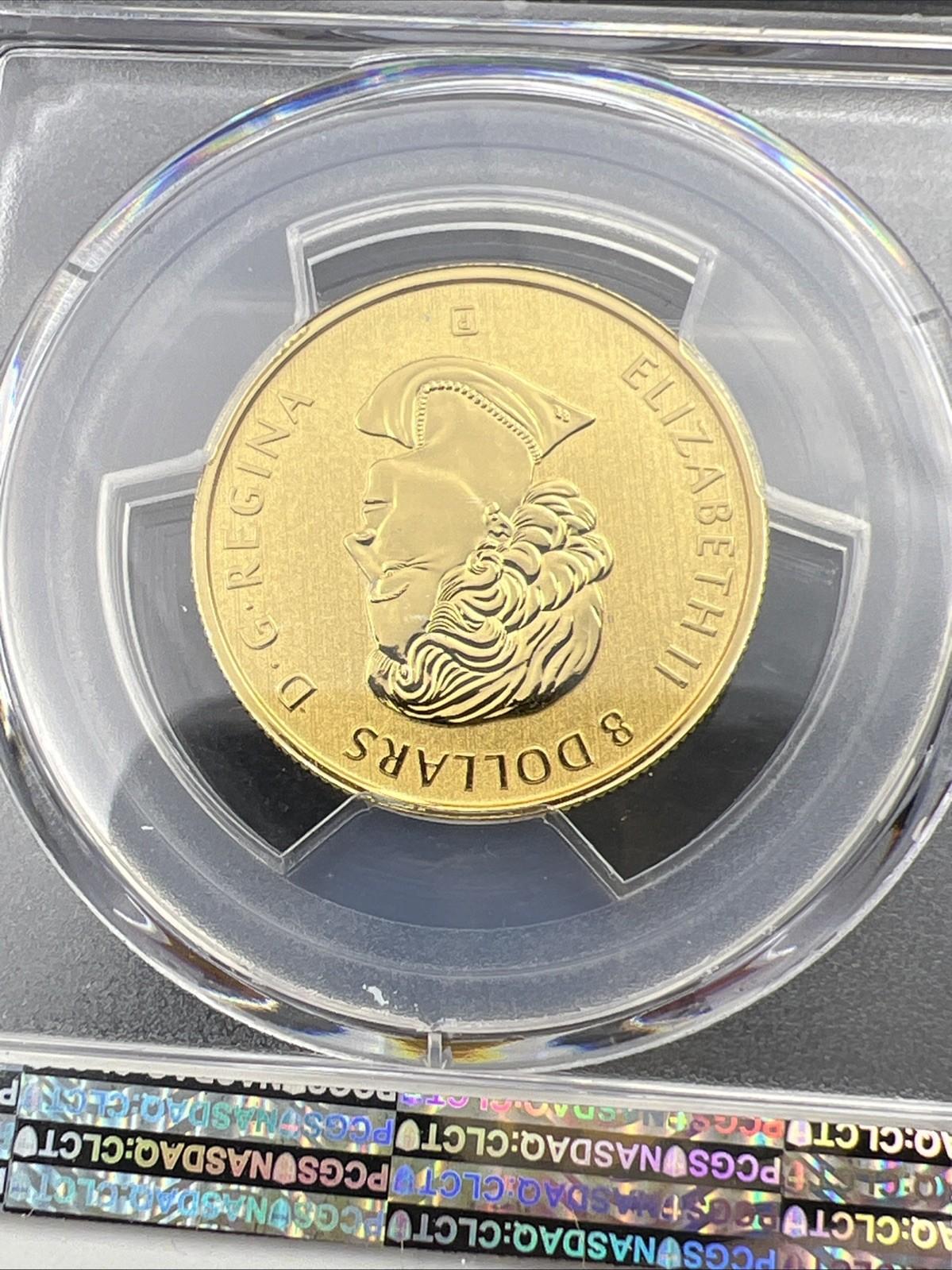 2019 Canada $8 Golden Gift of Friendship Fine Silver Panda Coin PCGS SP69 FDOI