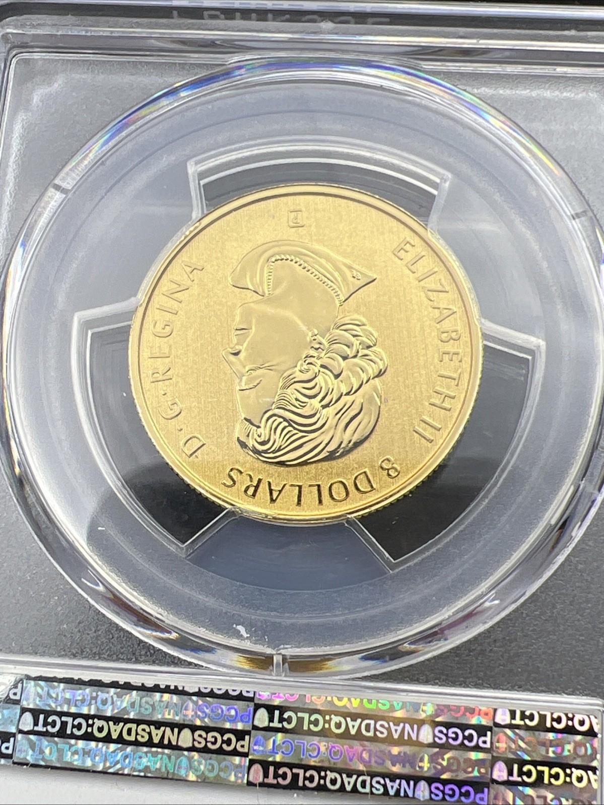 2019 Canada $8 Golden Gift of Friendship Fine Silver Panda Coin PCGS SP69 FDOI