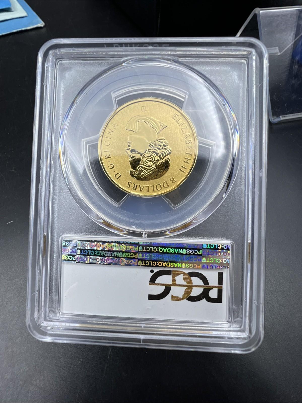 2019 Canada $8 Golden Gift of Friendship Fine Silver Panda Coin PCGS SP69 FDOI