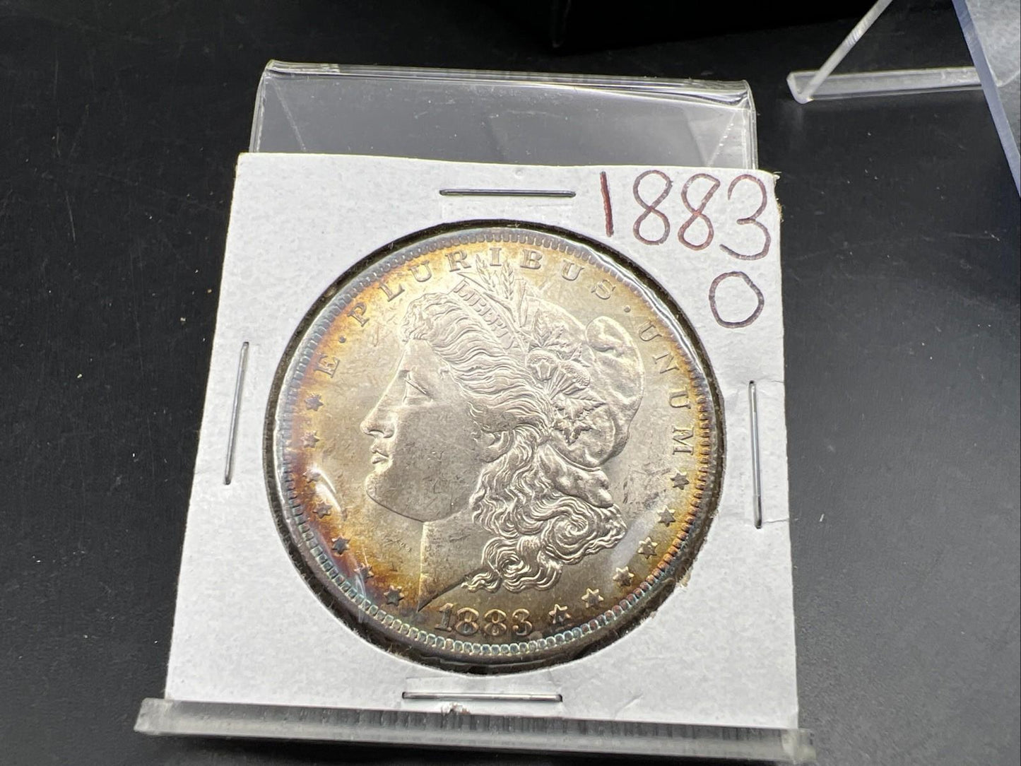 1883 O $1 Morgan Silver Dollar Coin Choice BU UNC Nice Toning Toner