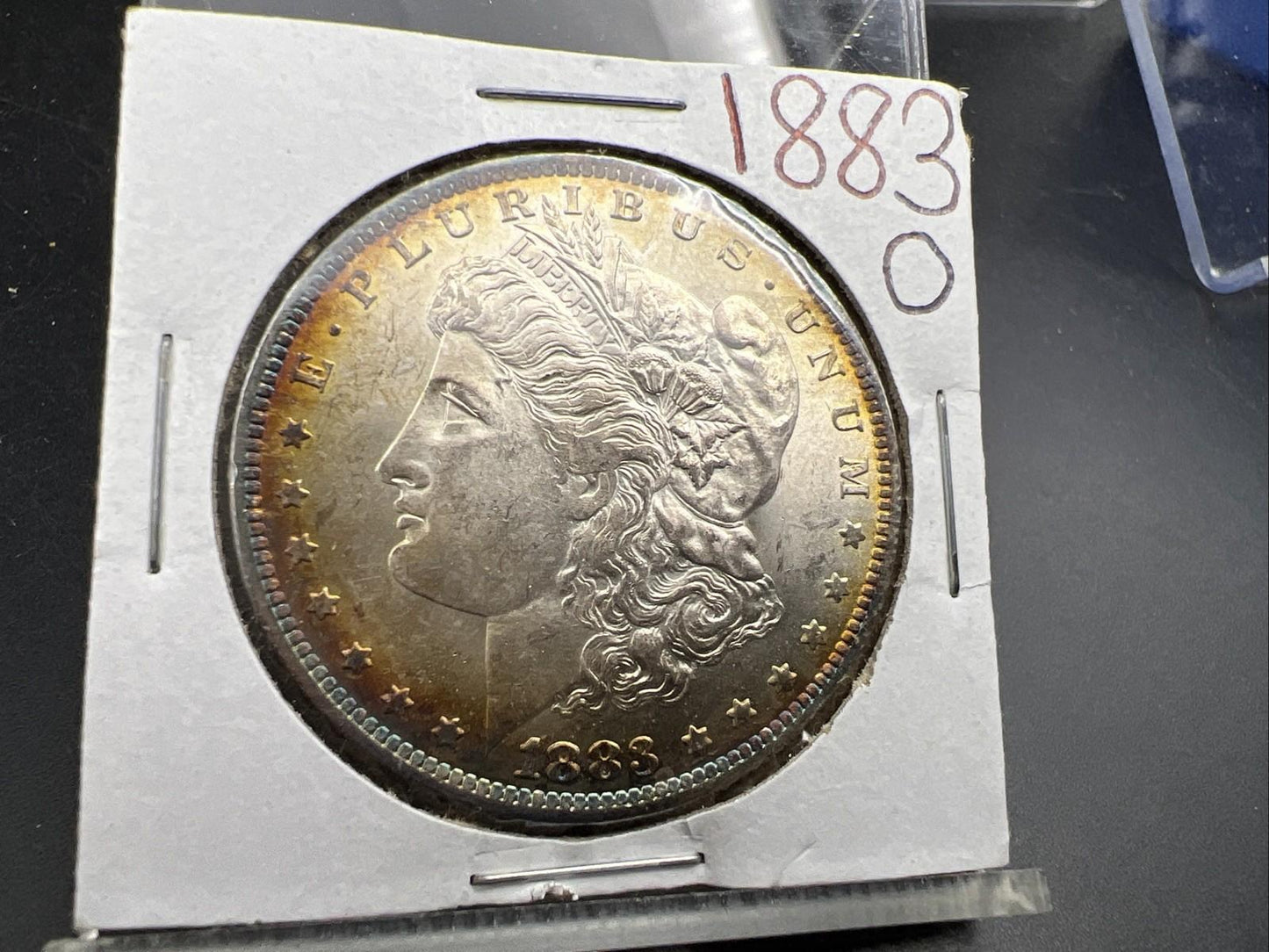 1883 O $1 Morgan Silver Dollar Coin Choice BU UNC Nice Toning Toner