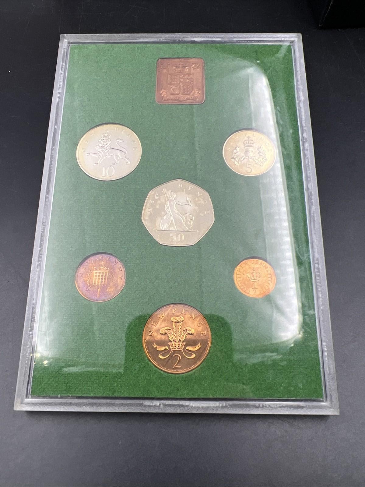 1975 Great Britain & Northern Ireland Proof Set Used Case no Box