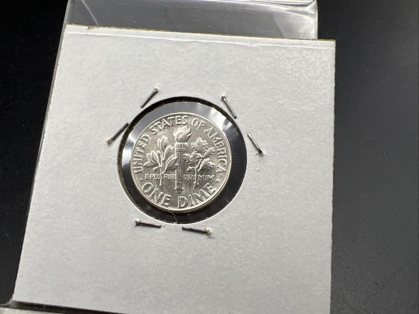 Runny Nose Die Crack 1955 P 10c Roosevelt Silver Dime Coin Gem BU