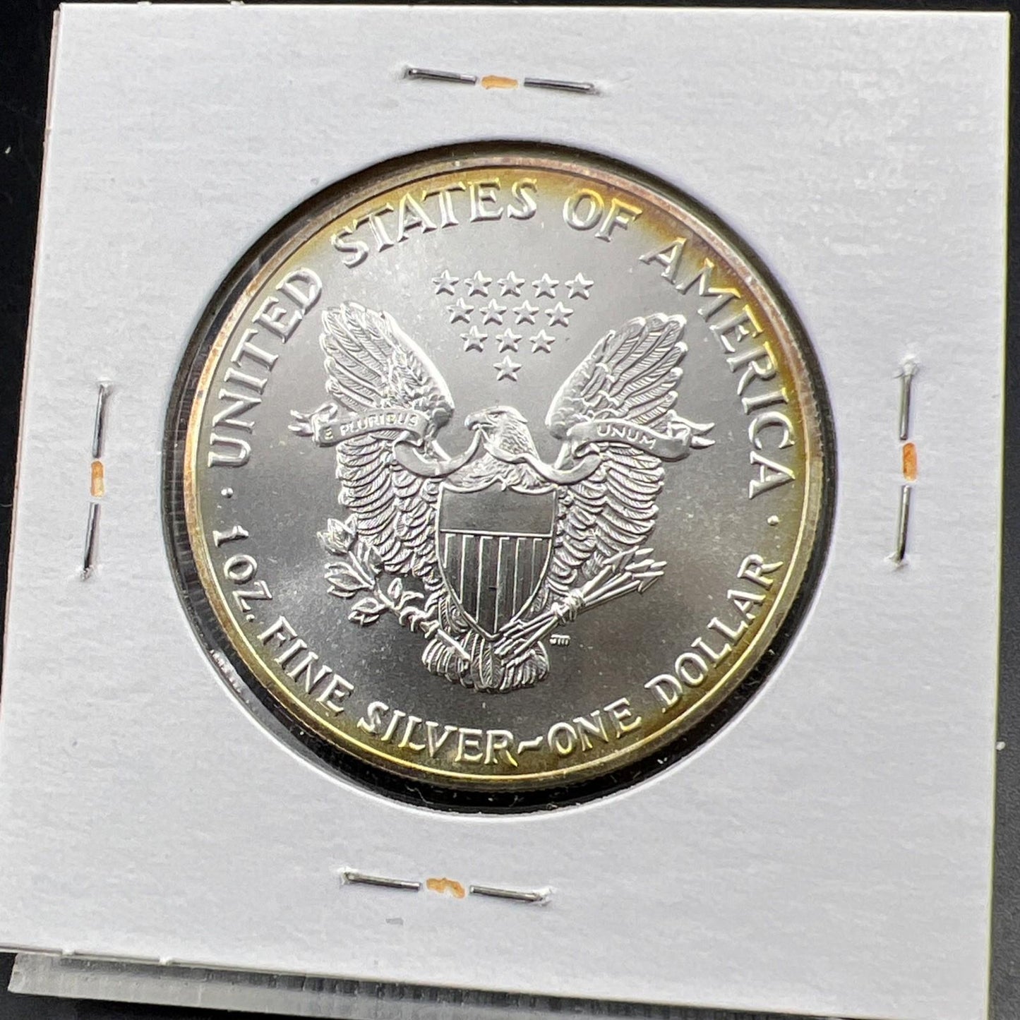 1989 1 Oz ASE American Silver Eagle Coin Gem BU UNC Nice Toning SKU#A