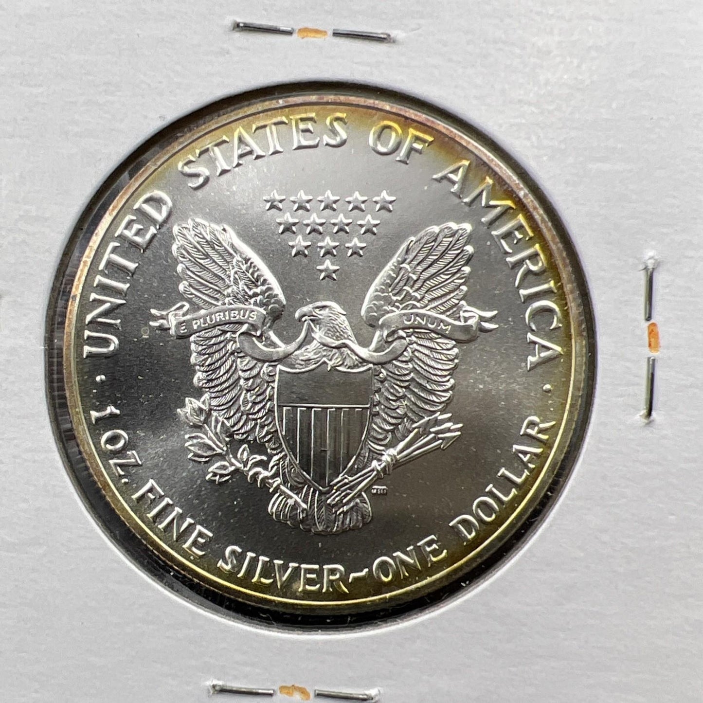 1989 1 Oz ASE American Silver Eagle Coin Gem BU UNC Nice Toning SKU#A