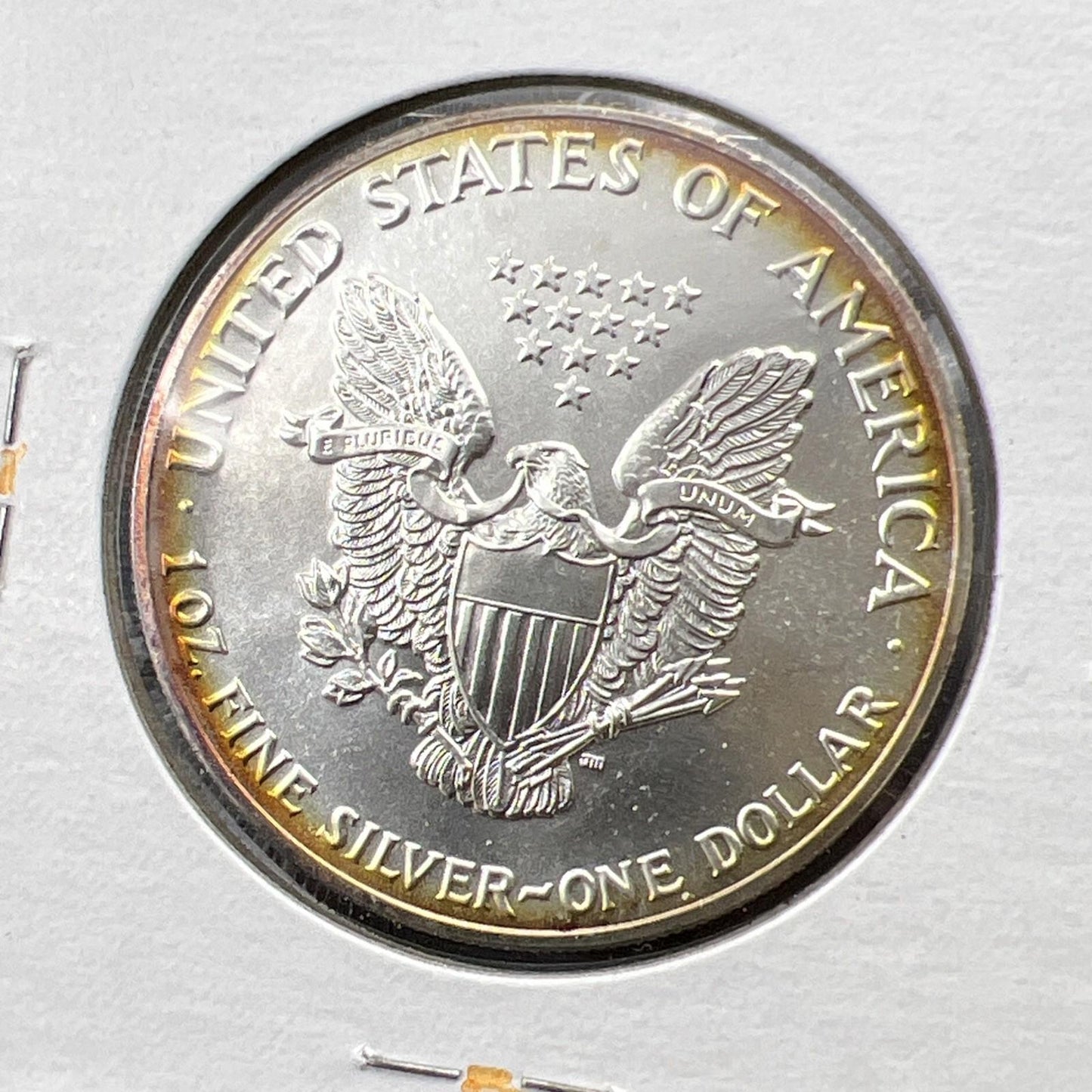 1989 1 Oz ASE American Silver Eagle Coin Gem BU UNC Nice Toning SKU#C