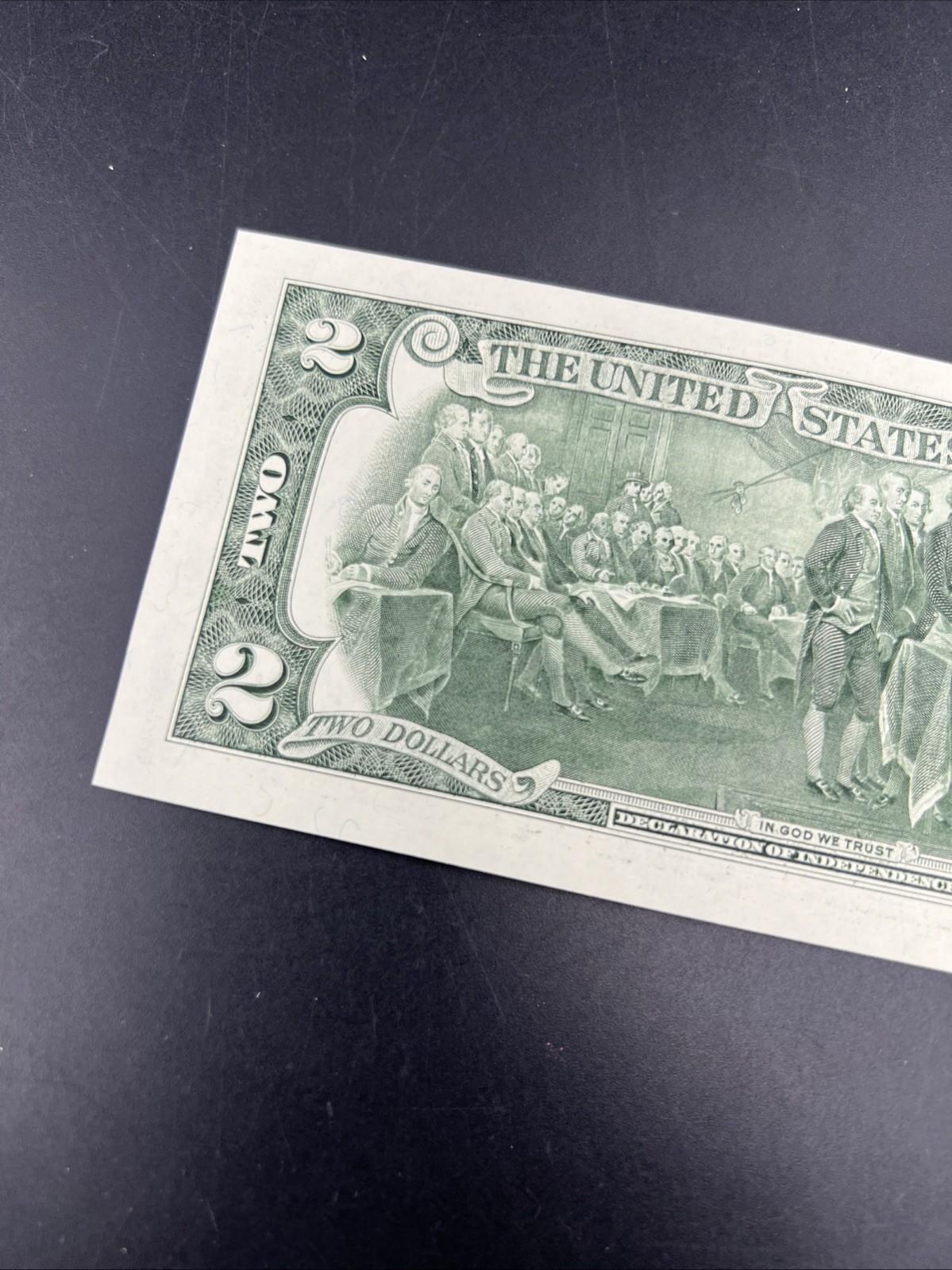 2003 A $2 Two Dollar FRN District A Boston Federal Reserve Note CH UNC #638